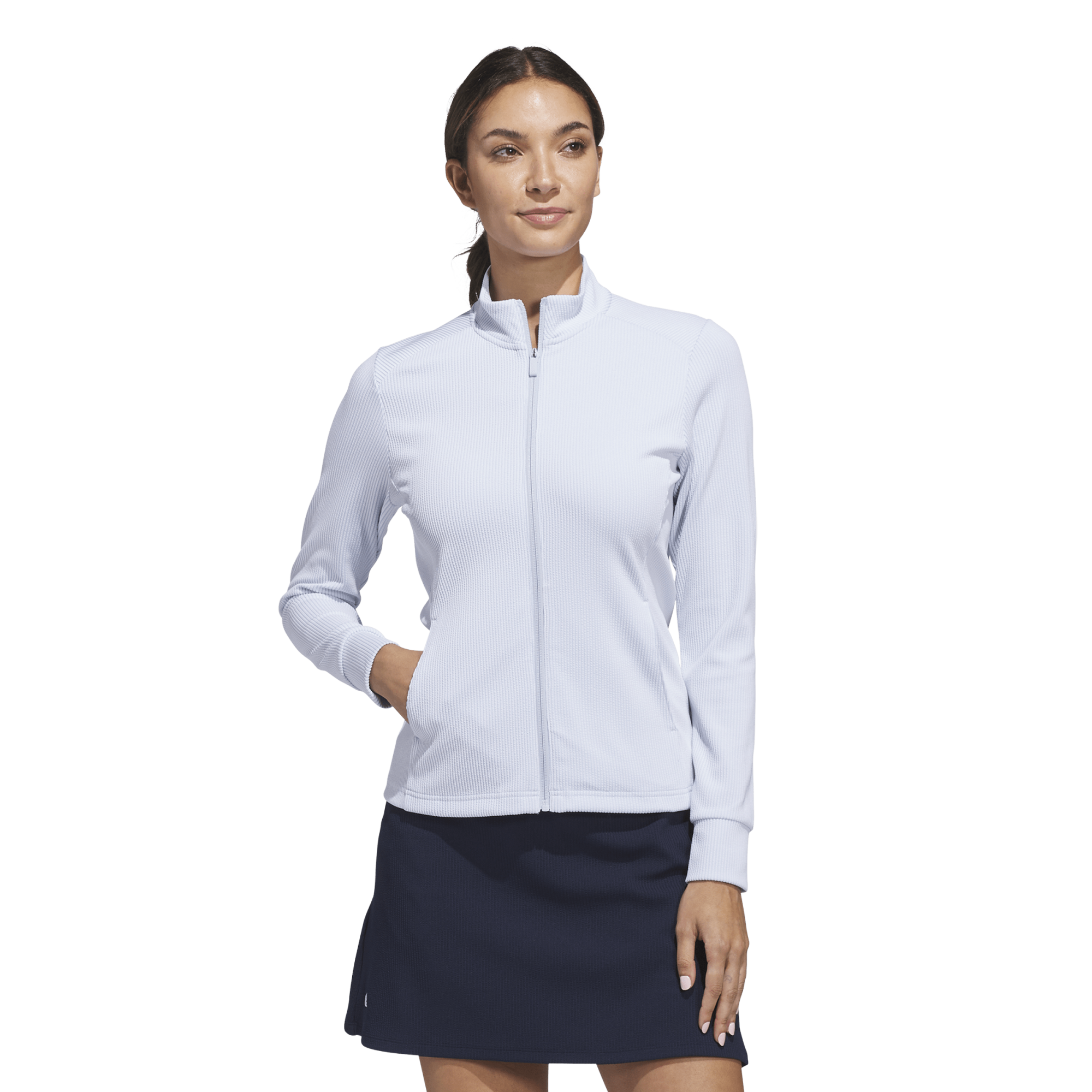 Adidas - Women's Textured Full Zip Jacket – USGA Corporate Merchandise