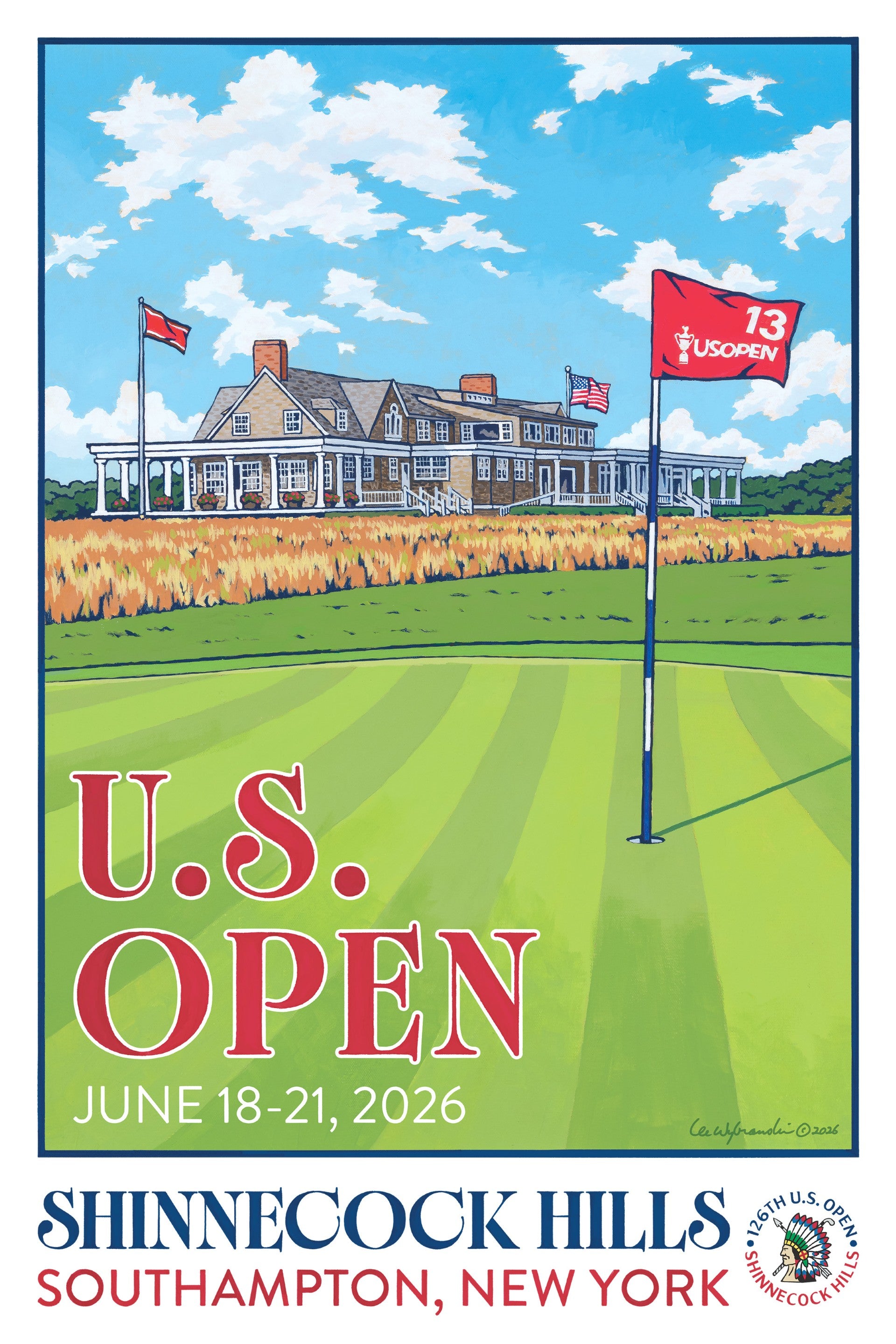 Official 2026 U.S. Open Poster - Small