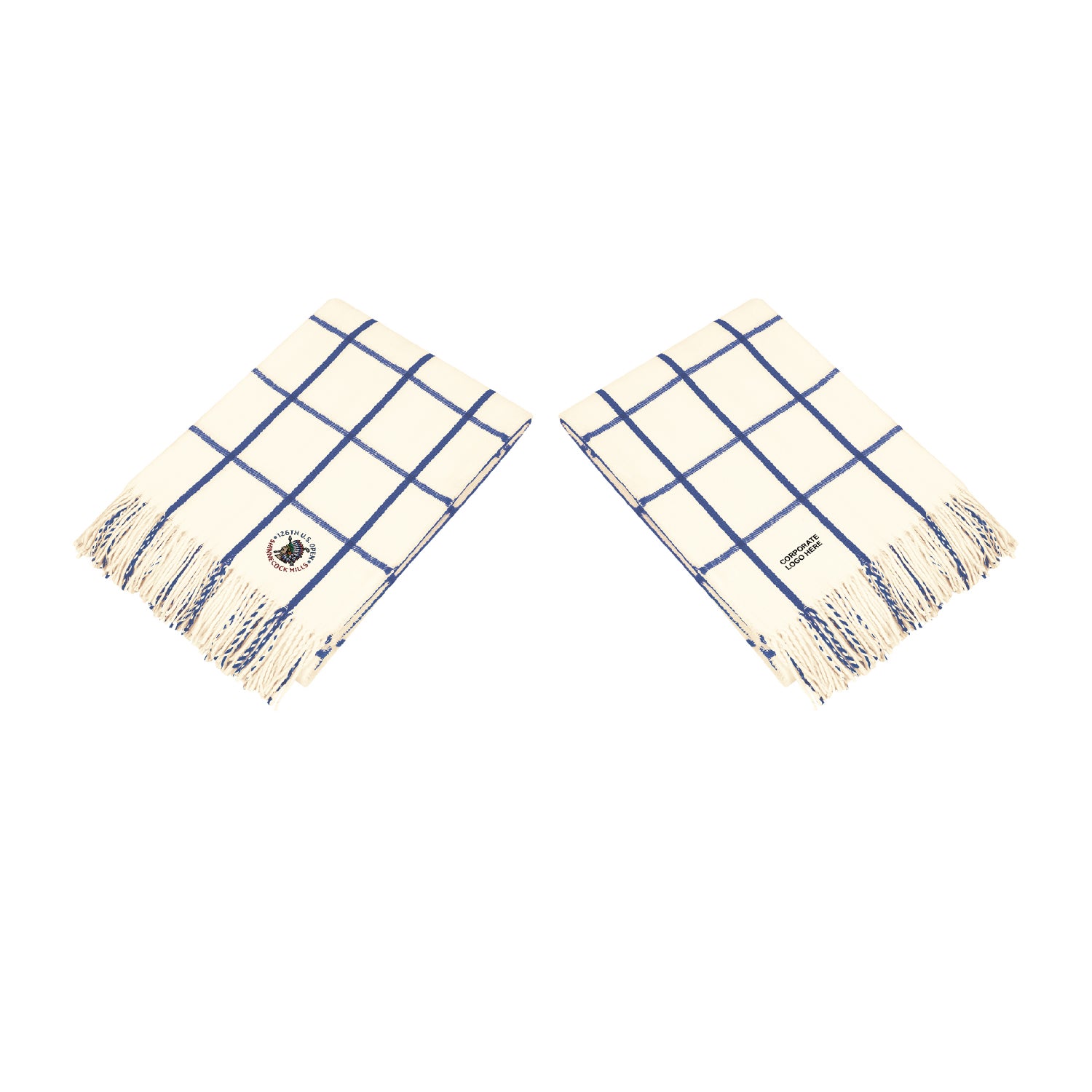 Tournament Solutions - Charleston Fringed Throw Blanket