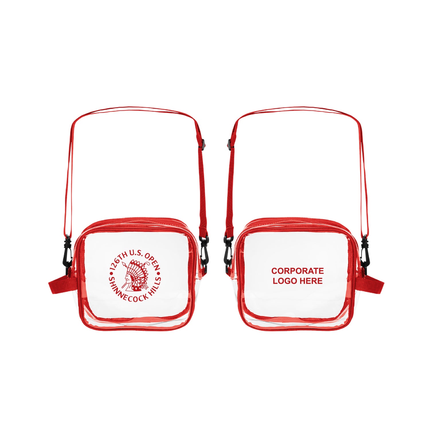 Tournament Solutions - U.S. Open Clear Crossbody Bag