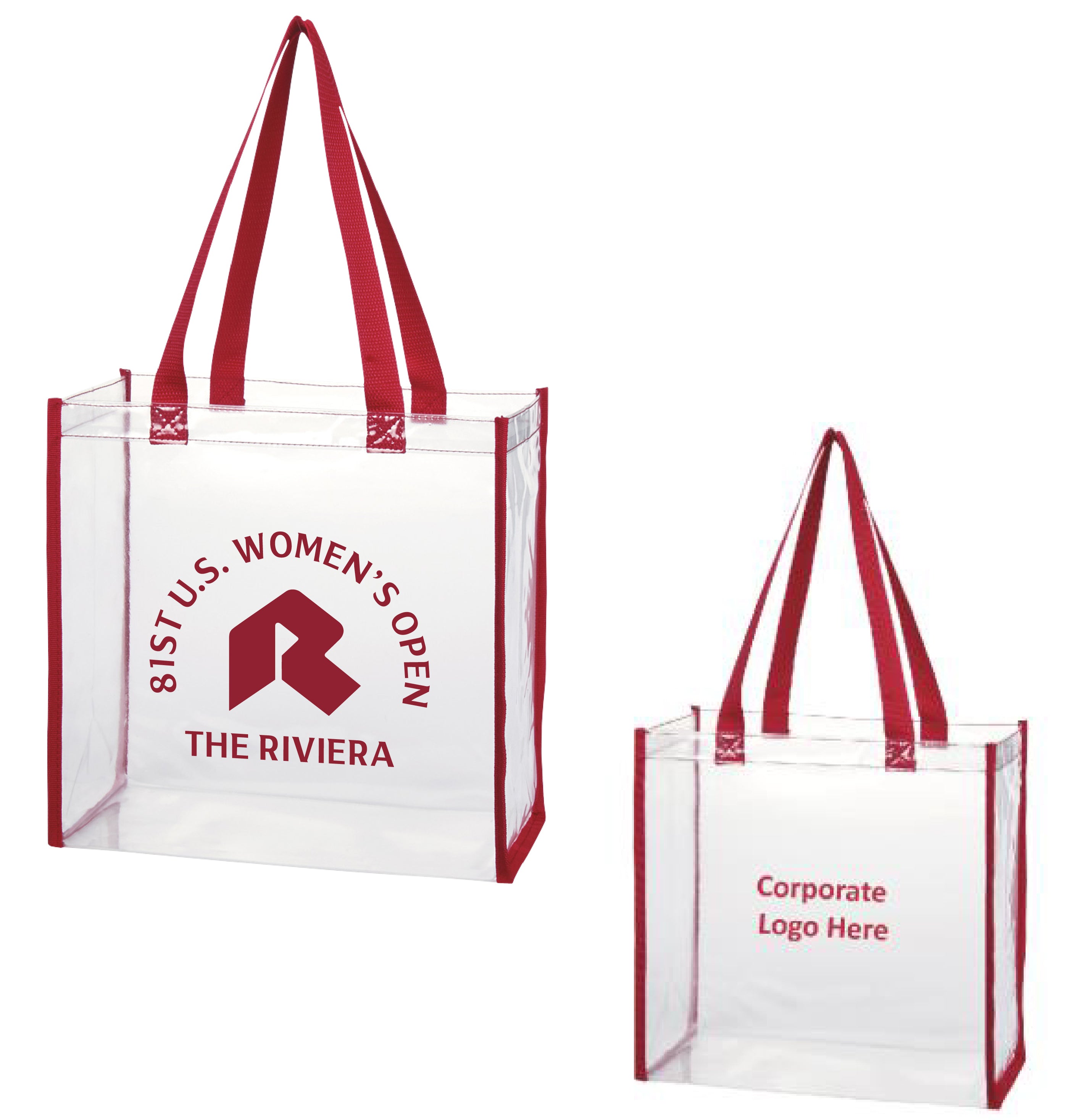 Tournament Solutions - U.S. Women's Open Clear Tote Bag