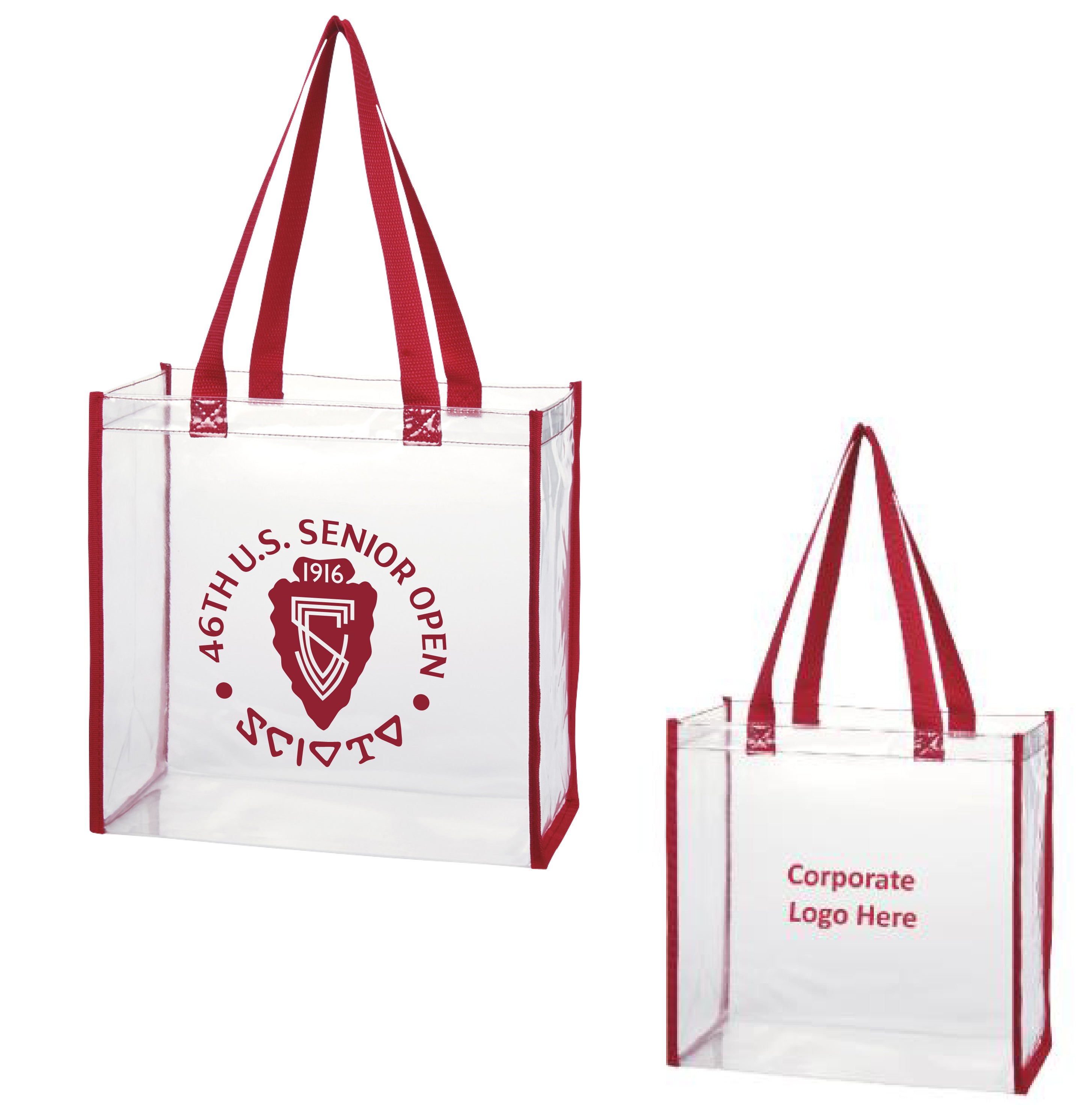 Tournament Solutions - U.S. Senior Open Clear Tote Bag