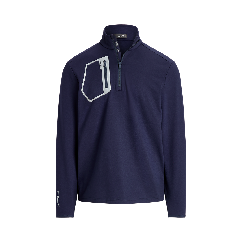 Men's Brushed Back Tech Jersey Quarter-Zip Pullover (2 Colors)