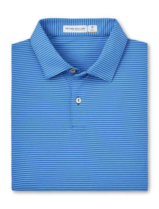 Men's Featherweight Stripe Polo (4 Colors)