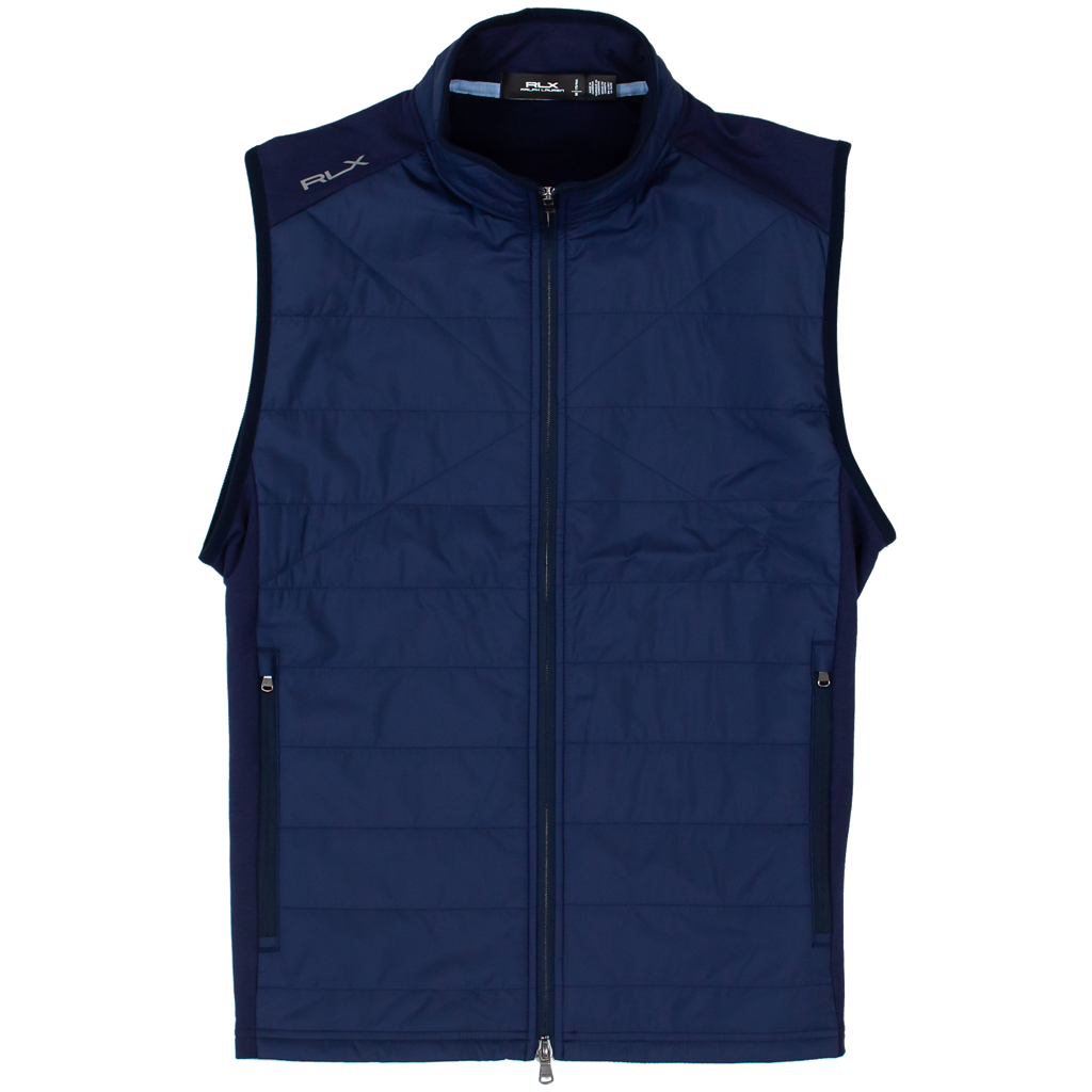Men's Performance Wool Quilted Full-Zip Vest