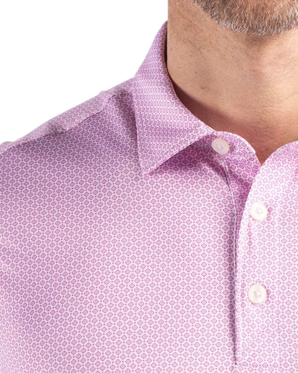 Cutter & Buck - Men's Pike Eco Diamond Dot Print Polo