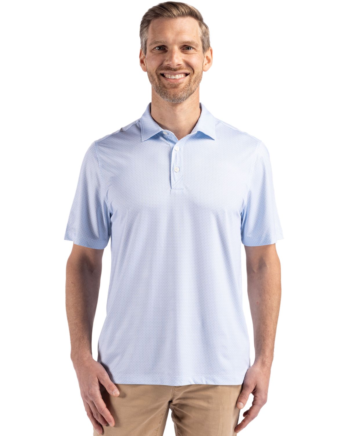 Cutter & Buck - Men's Pike Eco Diamond Dot Print Polo