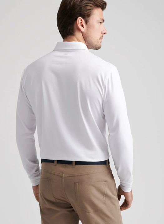 Peter Millar - Men's Solid Long-Sleeve Performance Polo