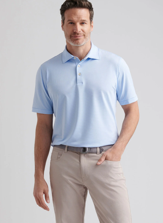 Peter Millar - Men's Jubilee Stripe Performance Jersey Polo