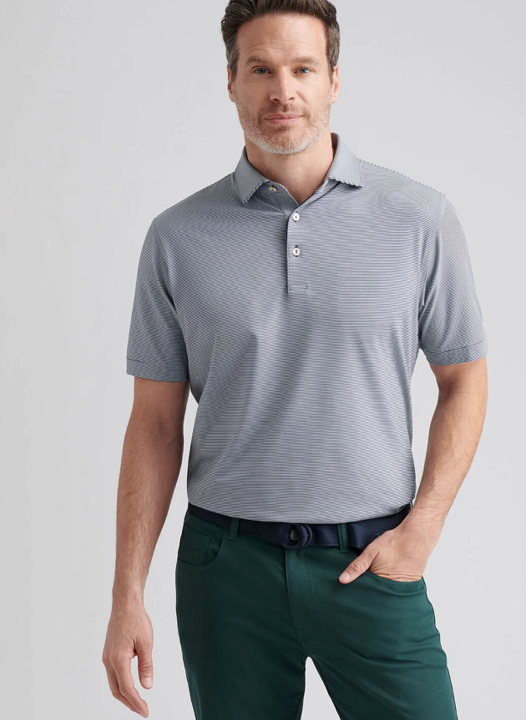 Peter Millar - Men's Jubilee Stripe Performance Jersey Polo
