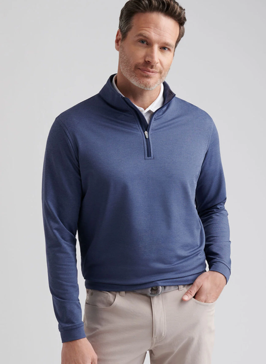 Peter Millar - Men's Perth Mélange Performance Quarter-Zip