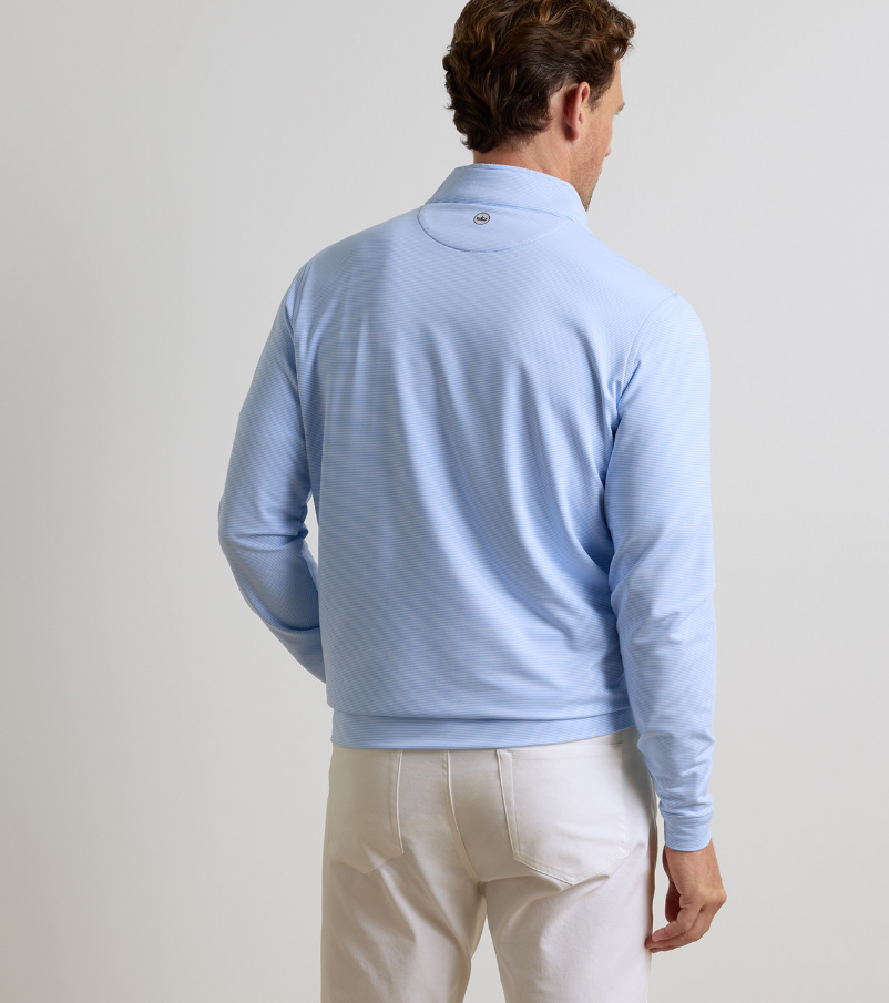Peter Millar - Men's Perth Sugar Stripe Performance Quarter-Zip