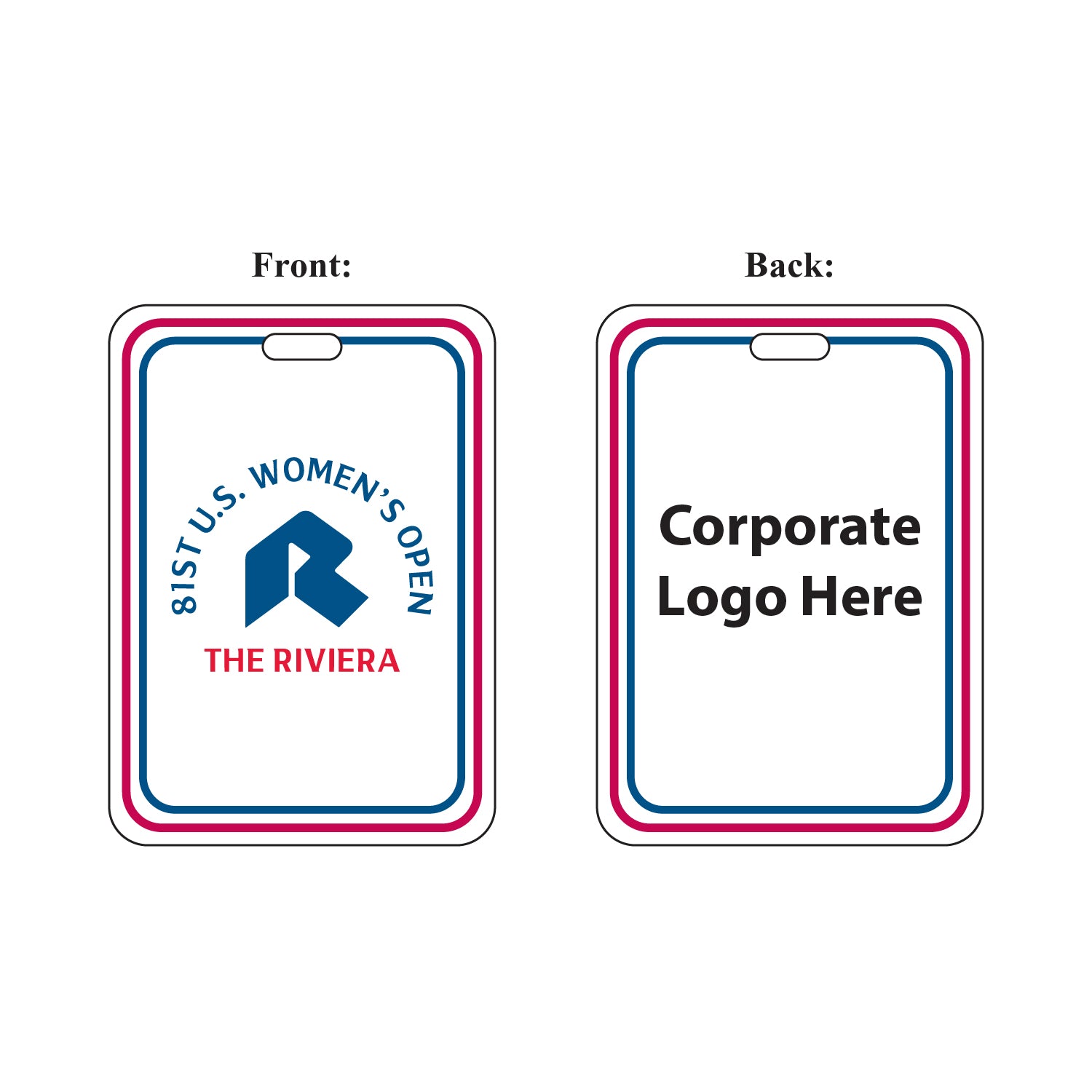 Tournament Solutions - Plastic Bag Tag