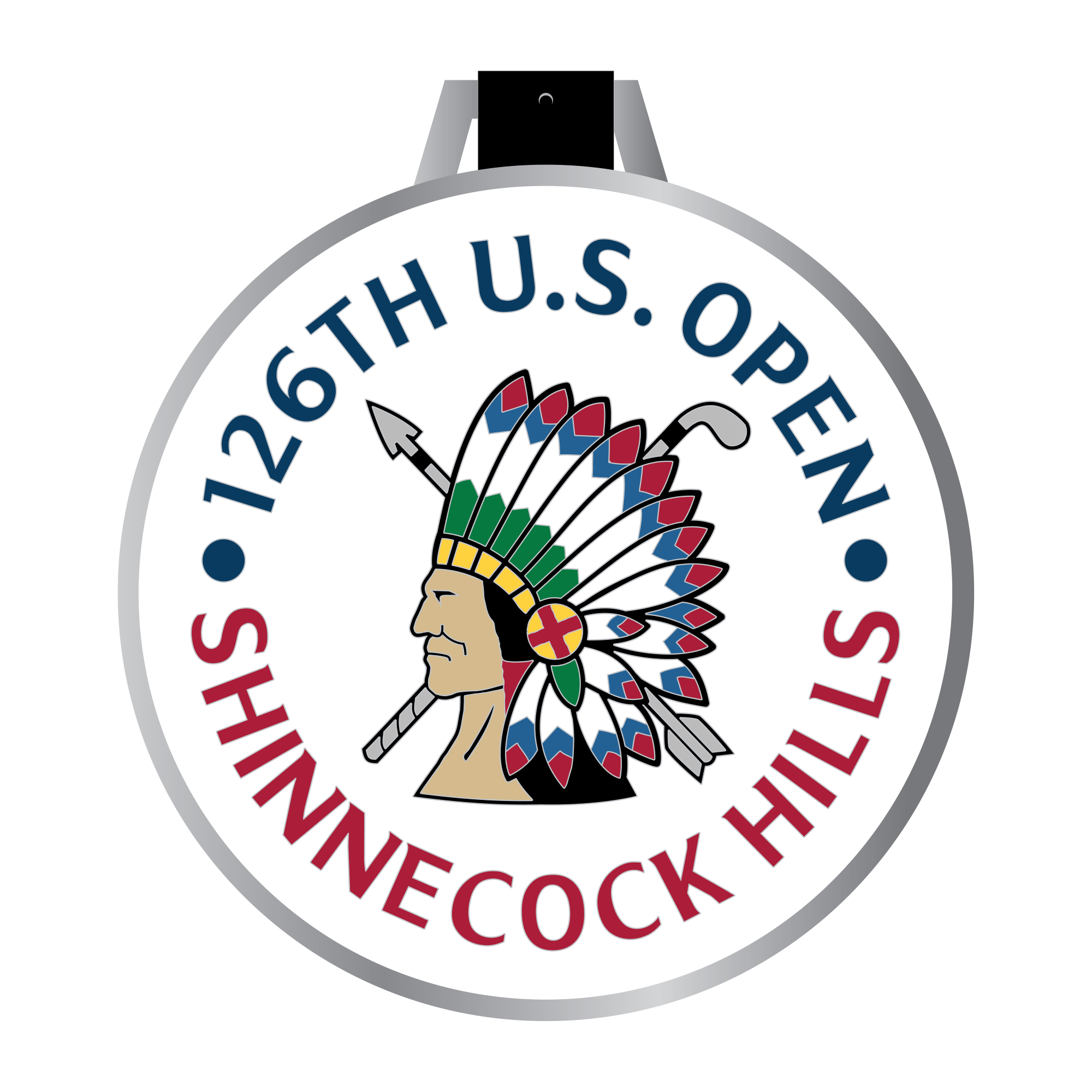 Ahead - Metal Bag Tag