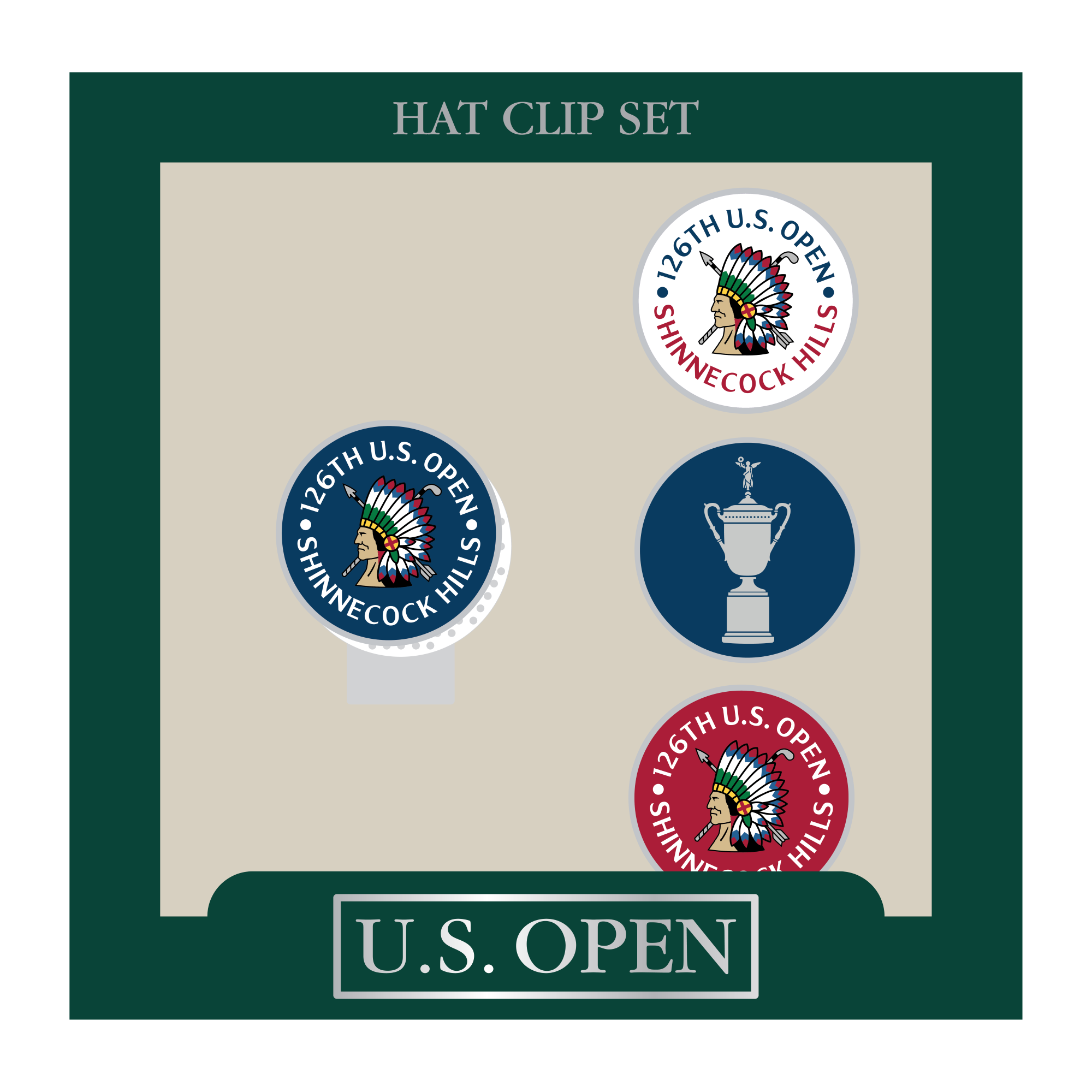 Ahead - Hat Clip Set