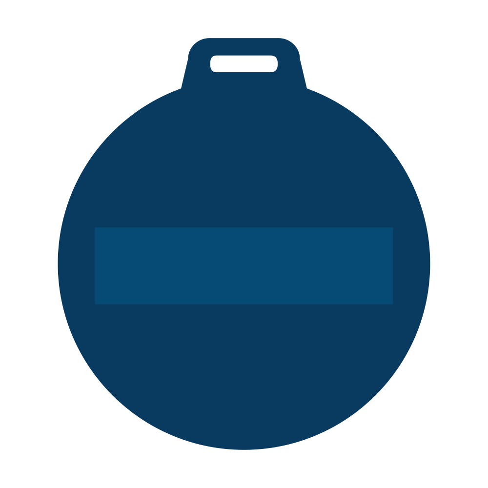 Ahead - Rubber Bag Tag