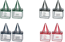 Load image into Gallery viewer, Clear Zipper Tote (4 Colors)
