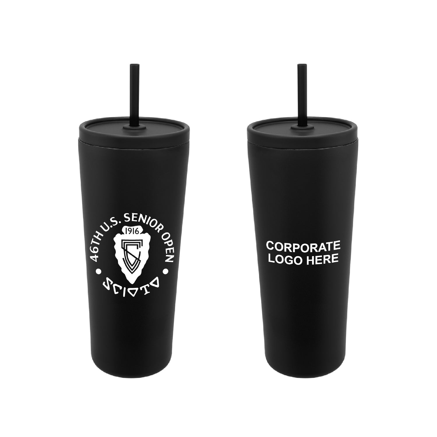 Tournament Solutions - U.S. Senior Open 24oz Stainless Steel Tumbler