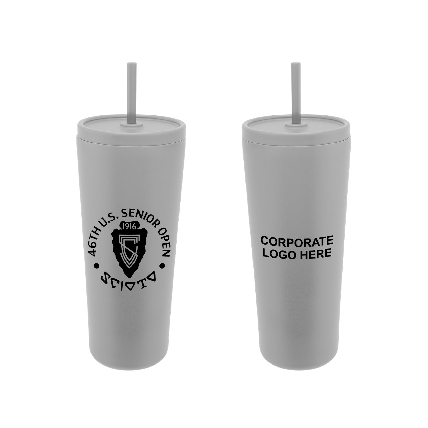 Tournament Solutions - U.S. Senior Open 24oz Stainless Steel Tumbler