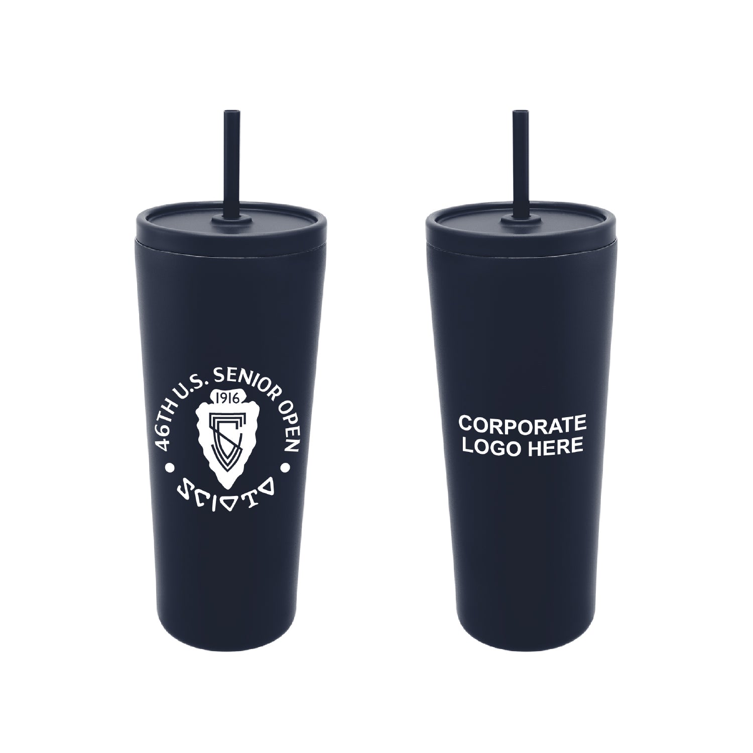 Tournament Solutions - U.S. Senior Open 24oz Stainless Steel Tumbler
