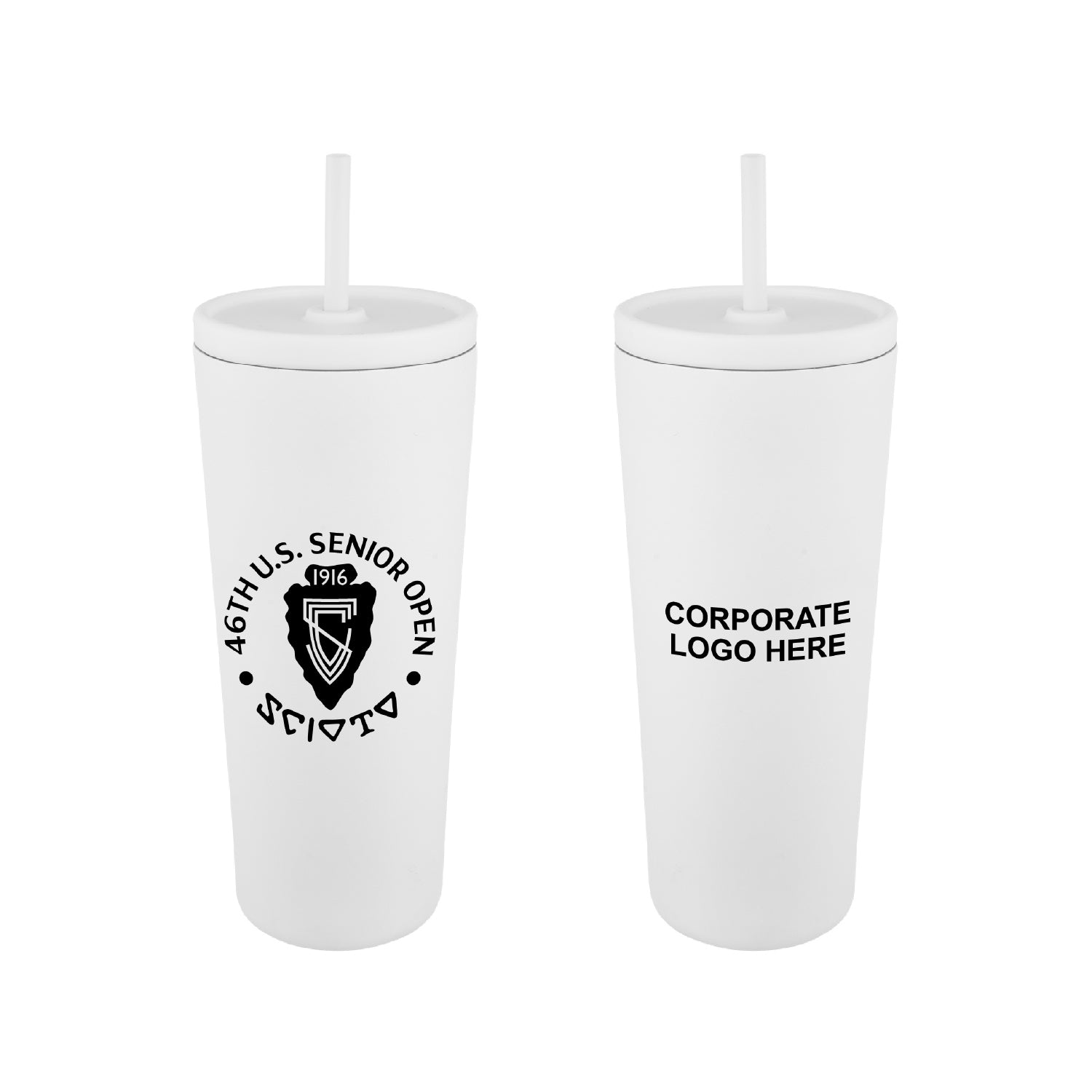 Tournament Solutions - U.S. Senior Open 24oz Stainless Steel Tumbler