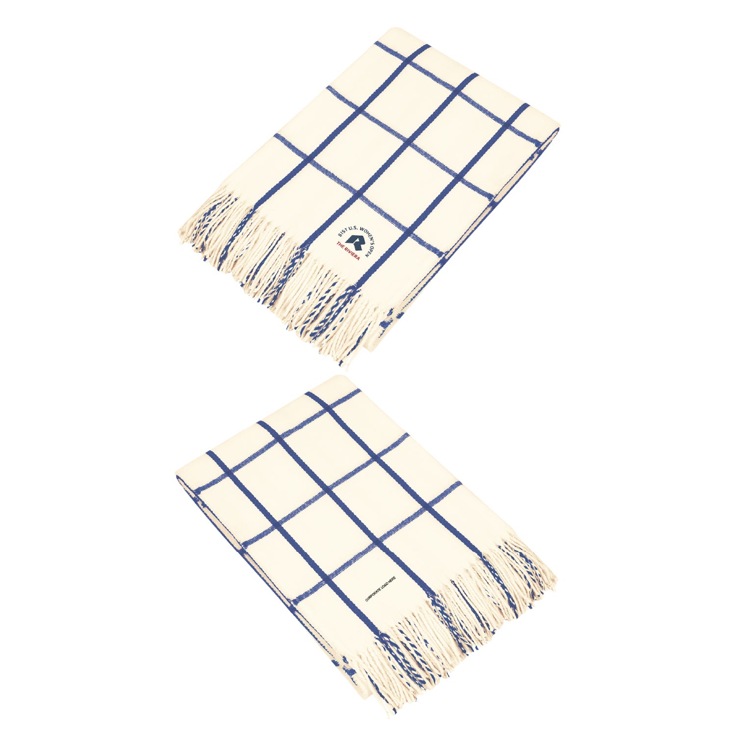 Tournament Solutions - Charleston Fringed Throw Blanket
