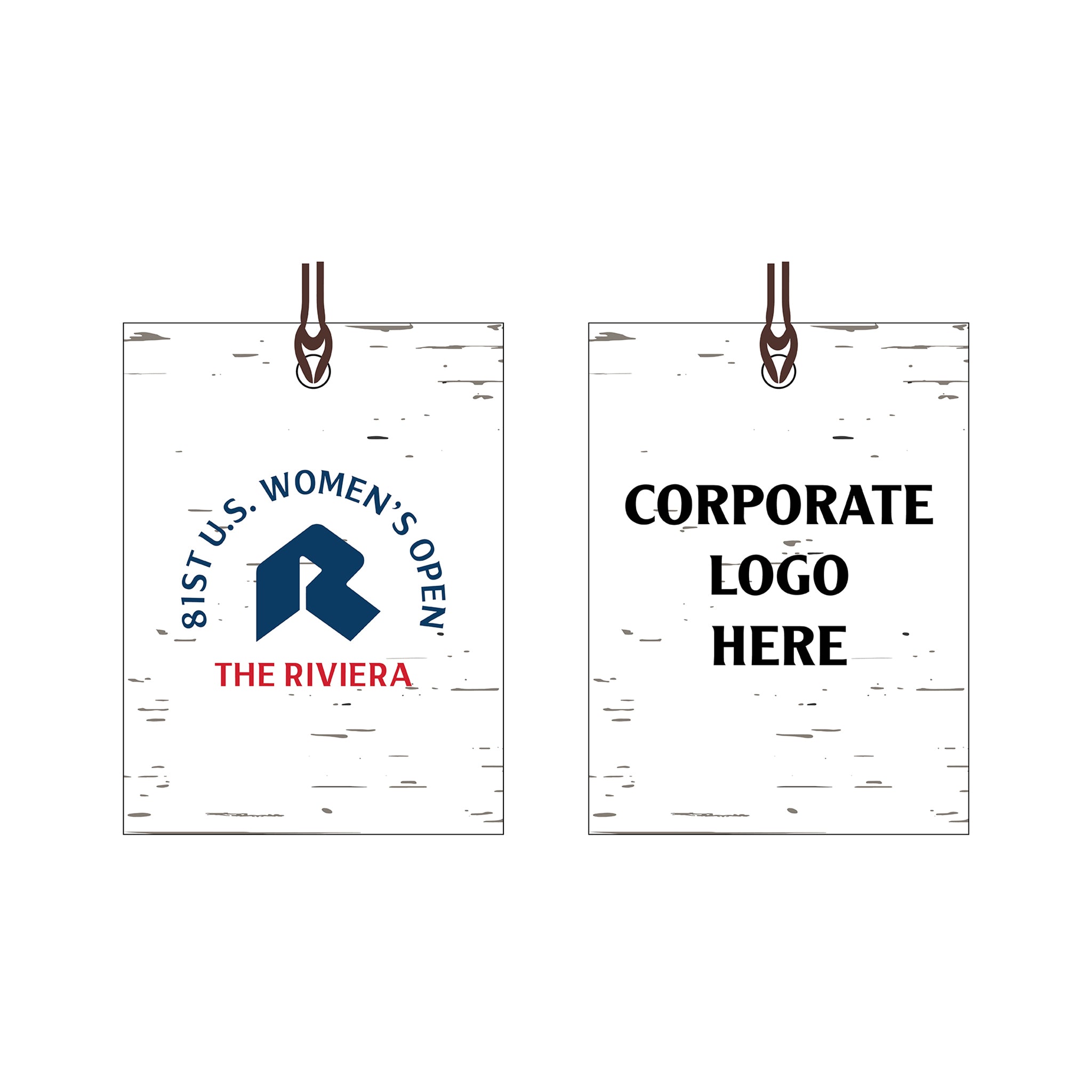 Signs By The Sea - Wooden Bag Tag