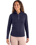 Cutter & Buck - Women's Coastline Epic Comfort Quarter Zip