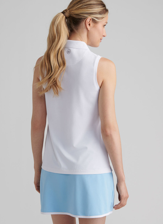 Peter Millar - Women's Banded Sport Mesh Sleeveless Polo