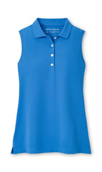 Peter Millar - Women's Banded Sport Mesh Sleeveless Polo (Spring)