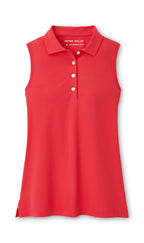 Peter Millar - Women's Banded Sport Mesh Sleeveless Polo (Spring)
