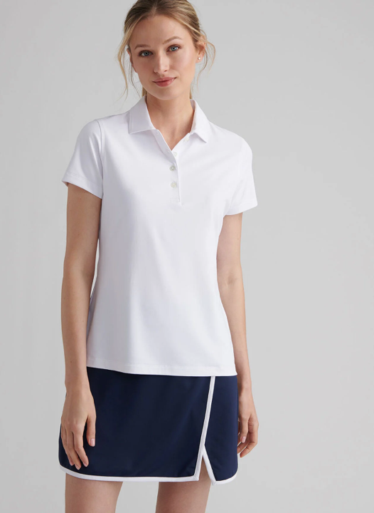 Peter Millar - Women's Short Sleeve Button Polo