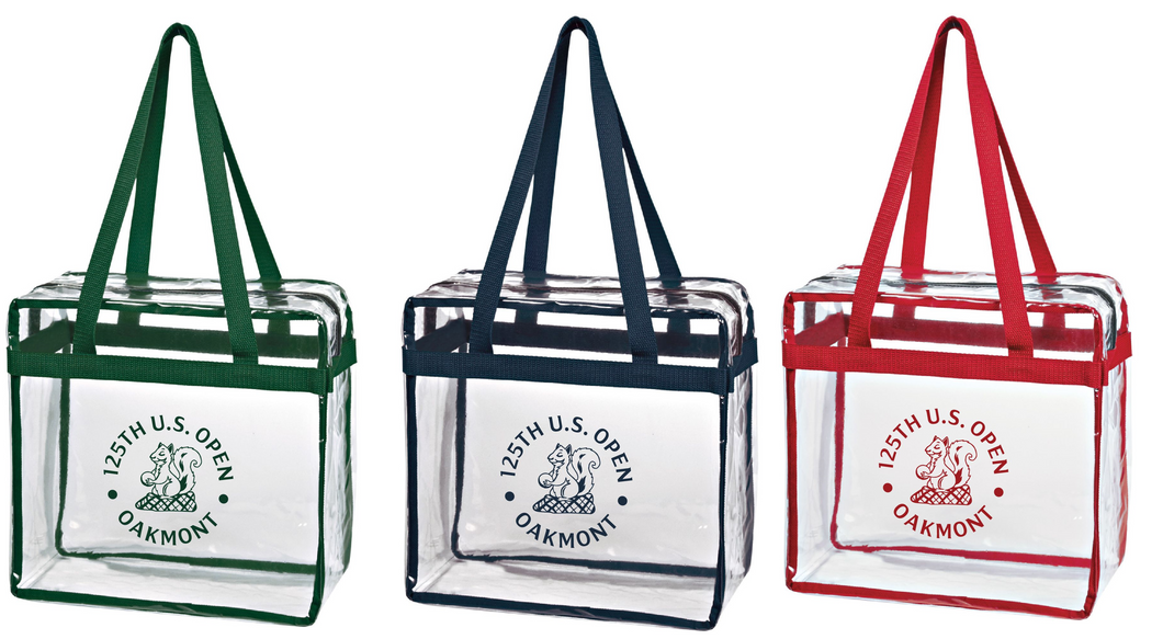 Clear Zipper Tote (4 Colors)