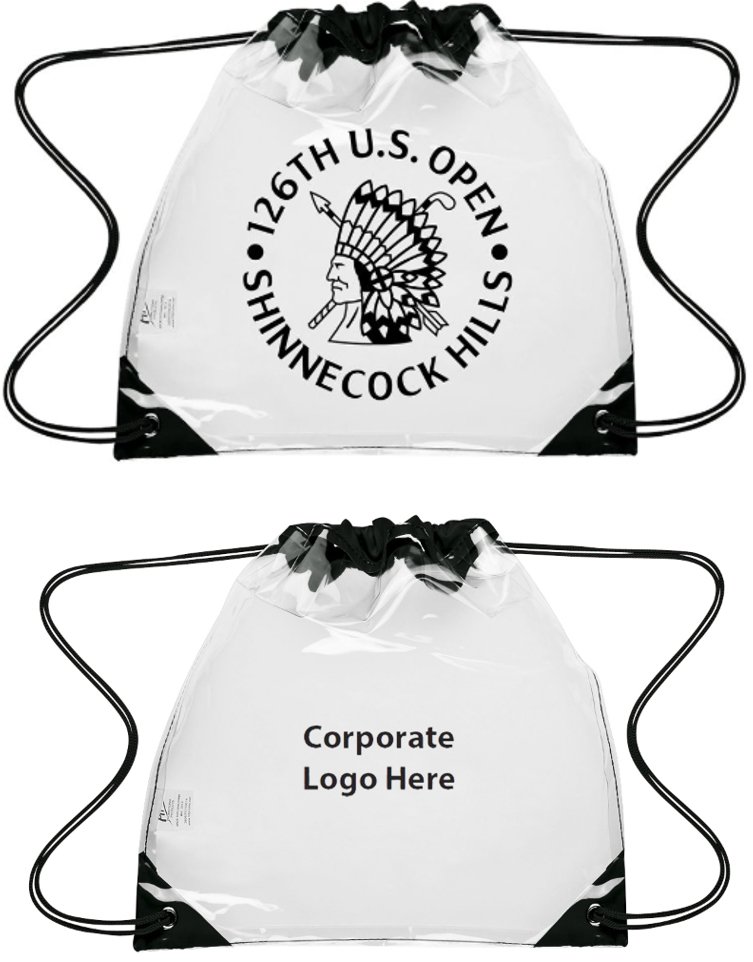 Tournament Solutions - U.S. Open Clear Drawstring Bag