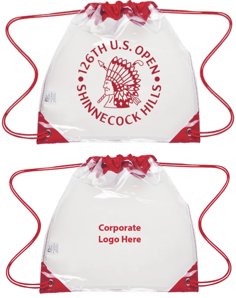 Tournament Solutions - U.S. Open Clear Drawstring Bag