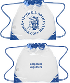 Tournament Solutions - U.S. Open Clear Drawstring Bag