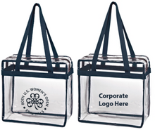 Load image into Gallery viewer, Clear Zipper Tote (4 Colors)
