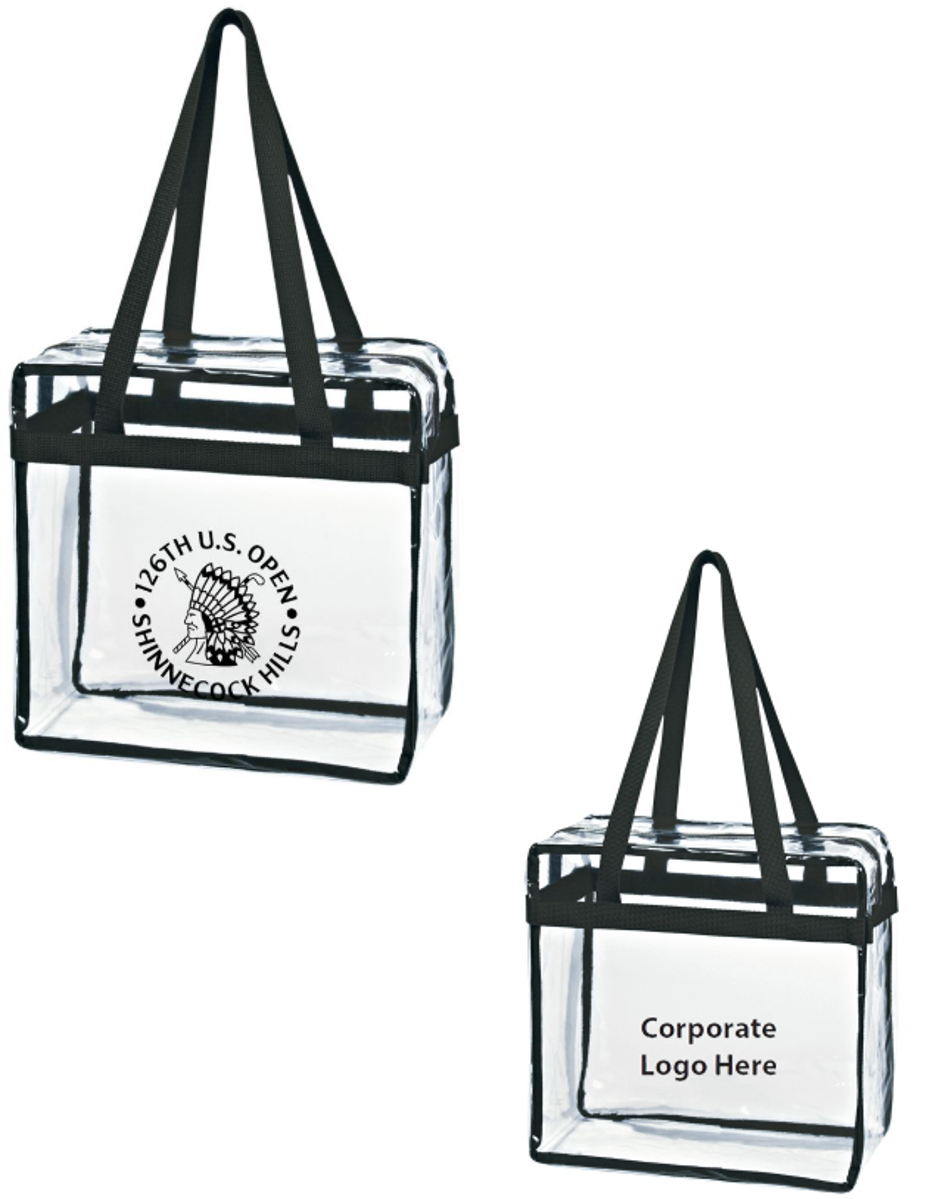 Tournament Solutions - U.S. Open Clear Zipper Tote