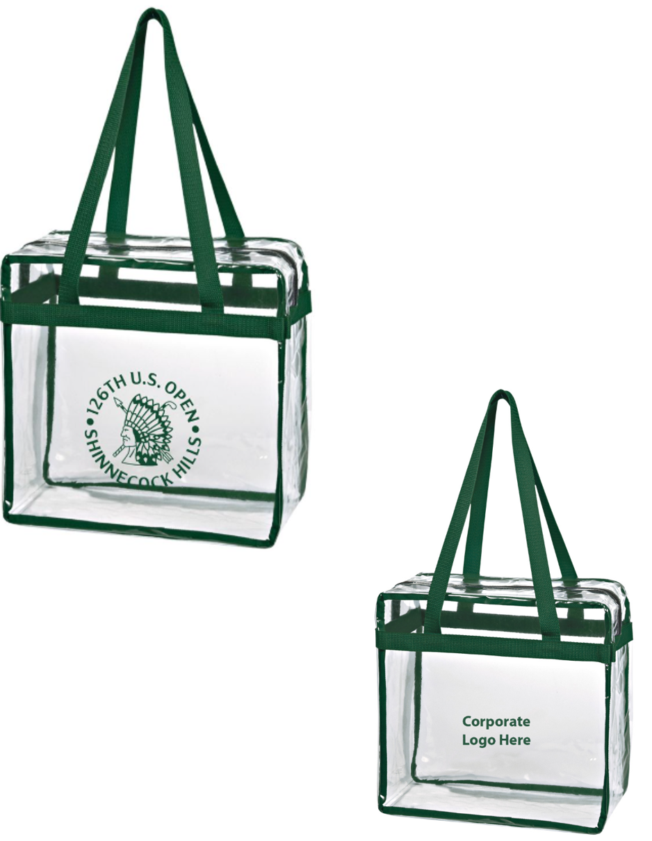 Tournament Solutions - U.S. Open Clear Zipper Tote
