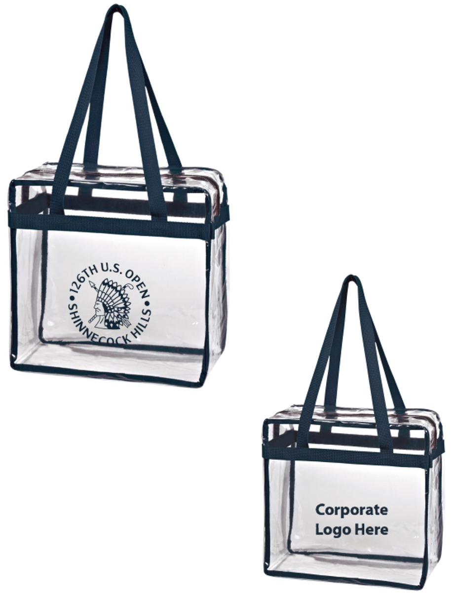 Tournament Solutions - U.S. Open Clear Zipper Tote