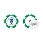 Tournament Solutions - U.S. Senior Open Poker Chip w/ Removable Ball Marker
