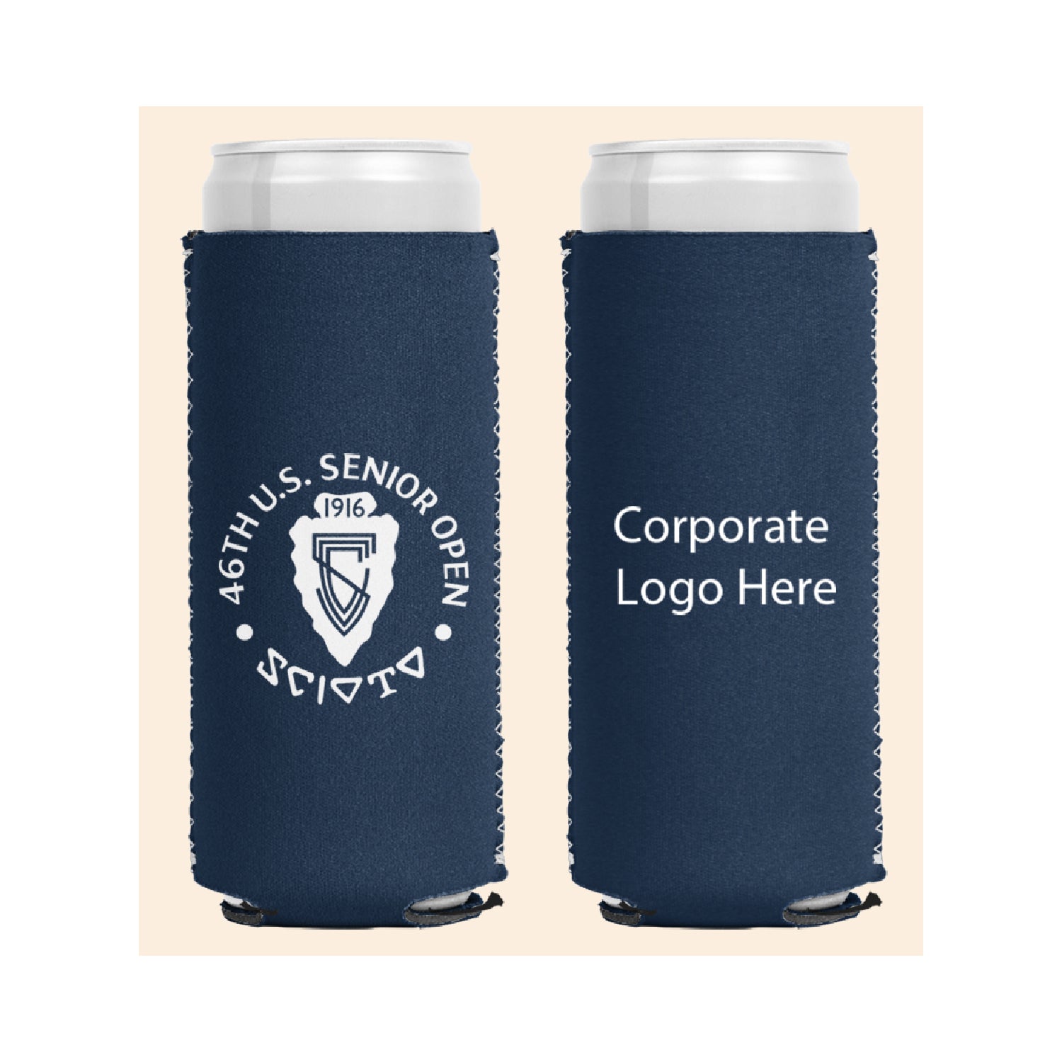 Tournament Solutions - U.S. Senior Open Slim Can Koozie