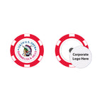 Tournament Solutions - U.S. Open Poker Chip w/ Removable Ball Marker