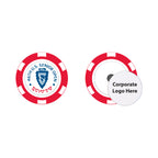 Tournament Solutions - U.S. Senior Open Poker Chip w/ Removable Ball Marker