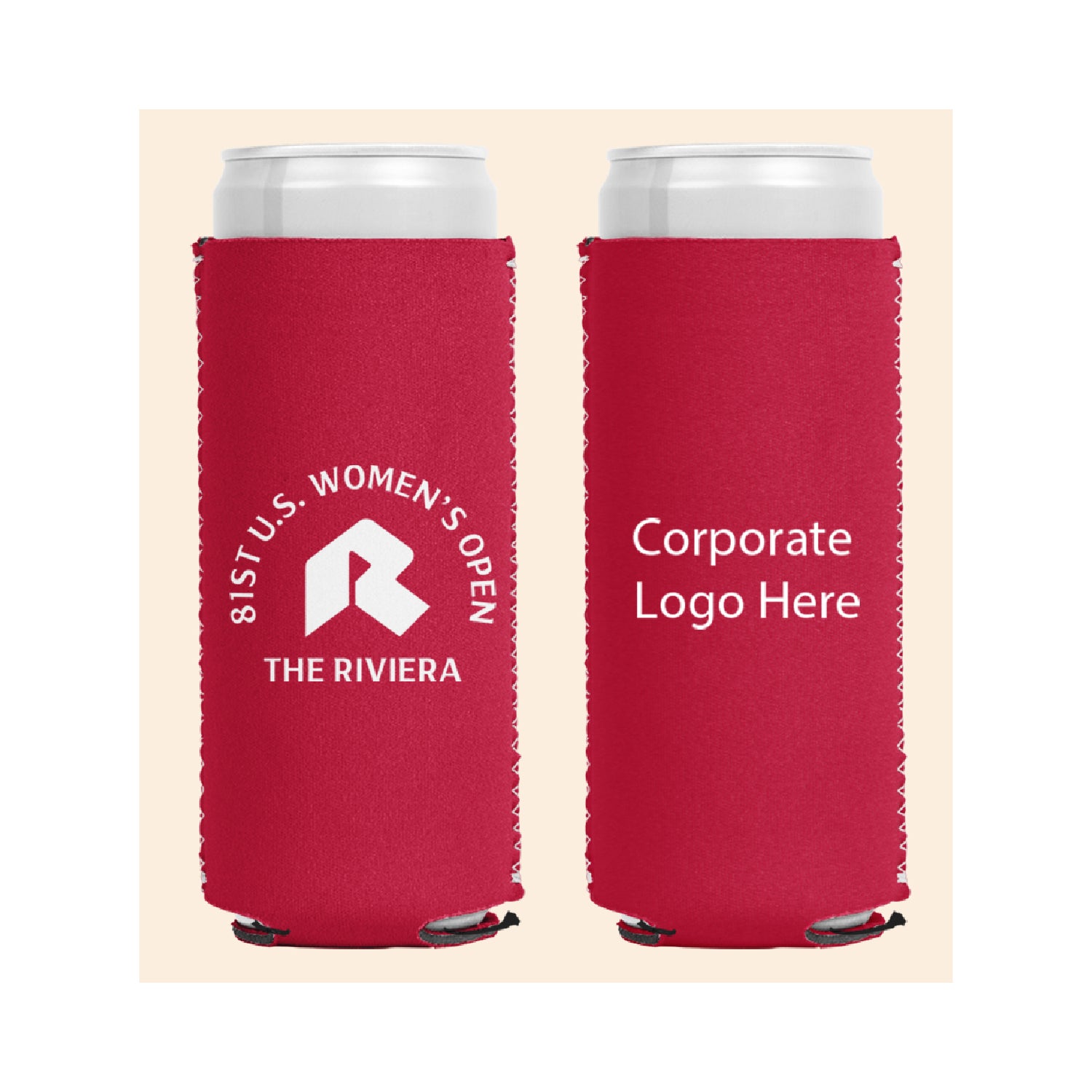 Tournament Solutions - U.S. Women's Open Slim Can Koozie